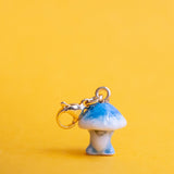 Blue Cap 'Shroomkin' Mushroom Charm 🍄☁️