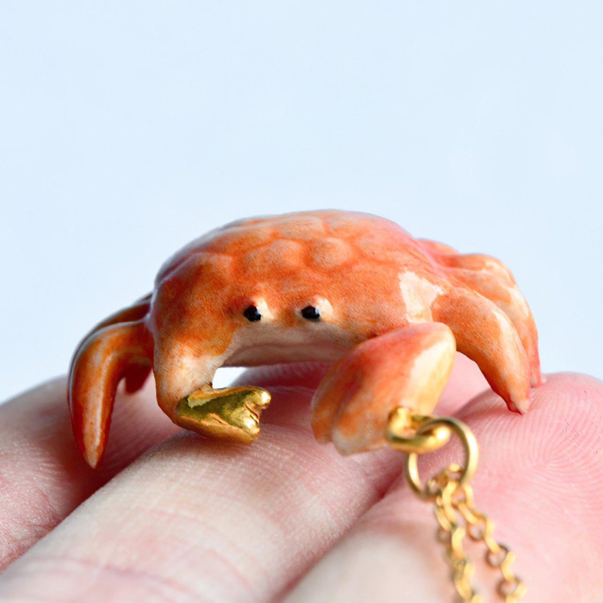 Crab "Golden Grip" Necklace - Camp Hollow