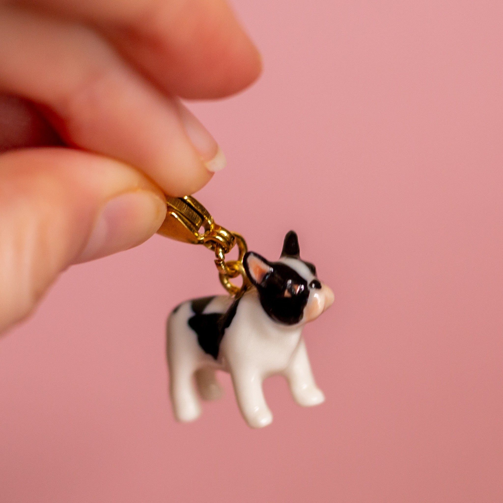 French Bulldog Charm | Camp Hollow Ceramic Dog Porcelain Jewelry Bracelets