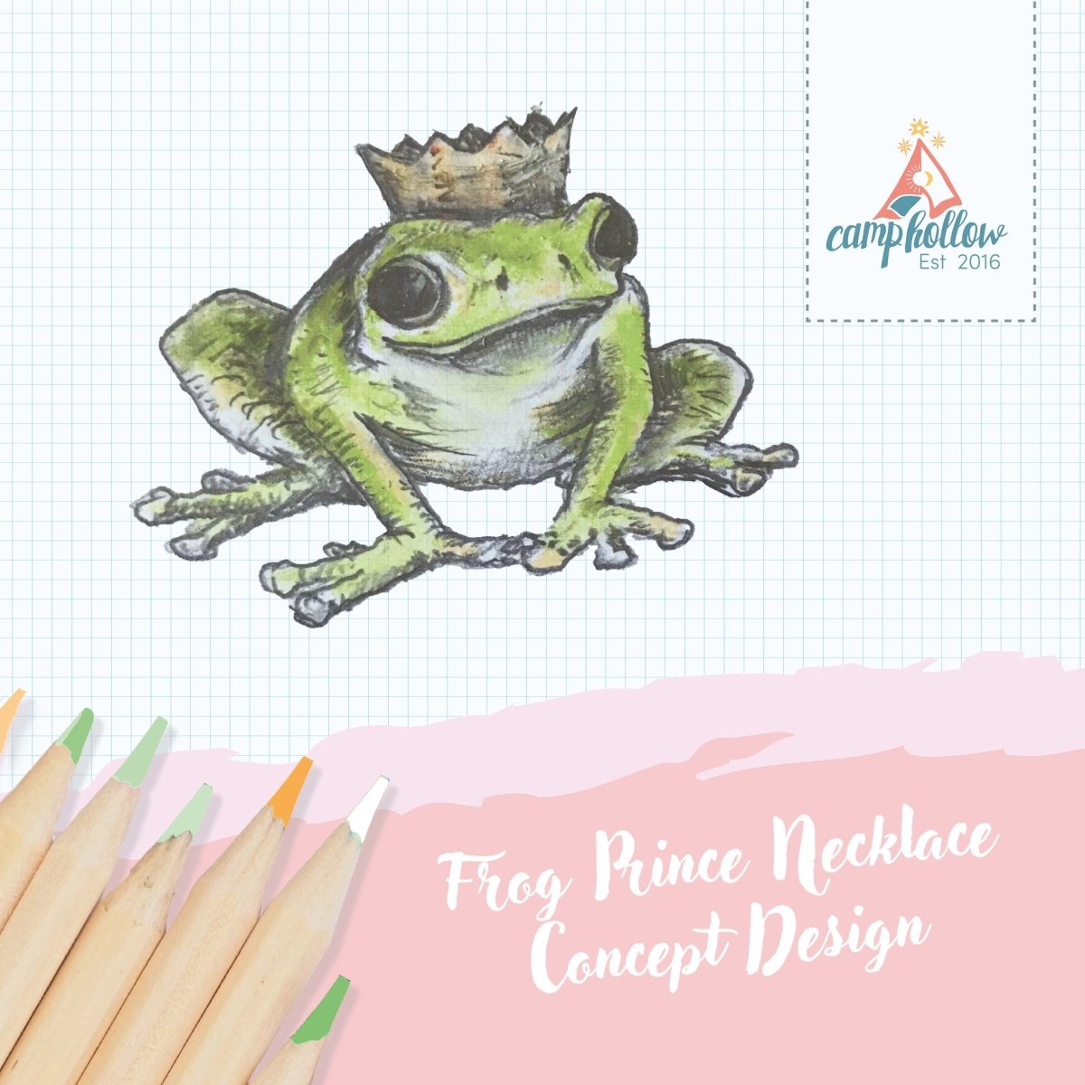 Frog Prince Necklace - Camp Hollow