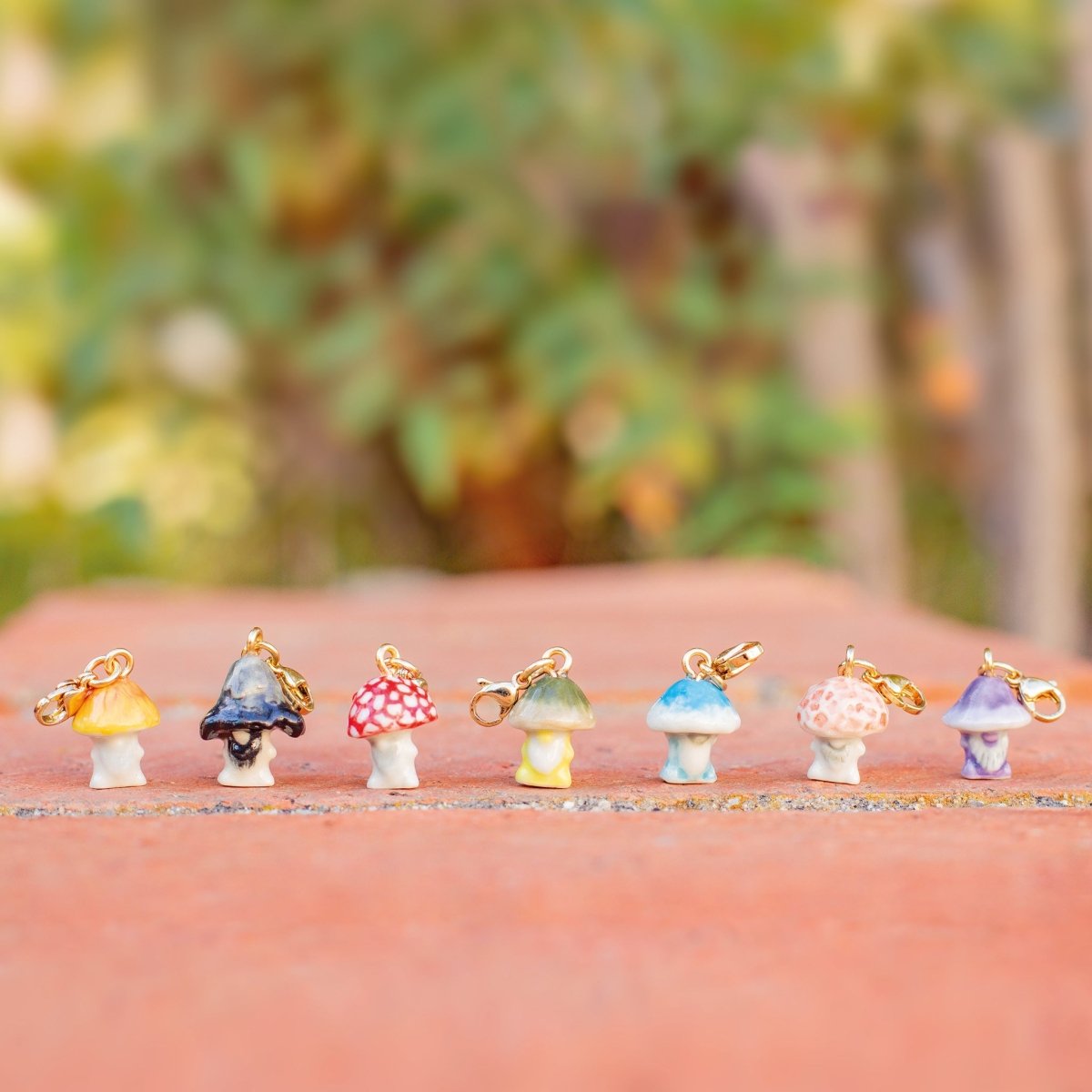 Green Cap 'Shroomkin' Mushroom Charm 🍄🌱 - Camp Hollow