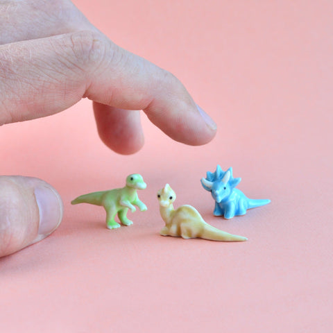 Tiny Dino Figurines Set of 3 -  Camp Hollow