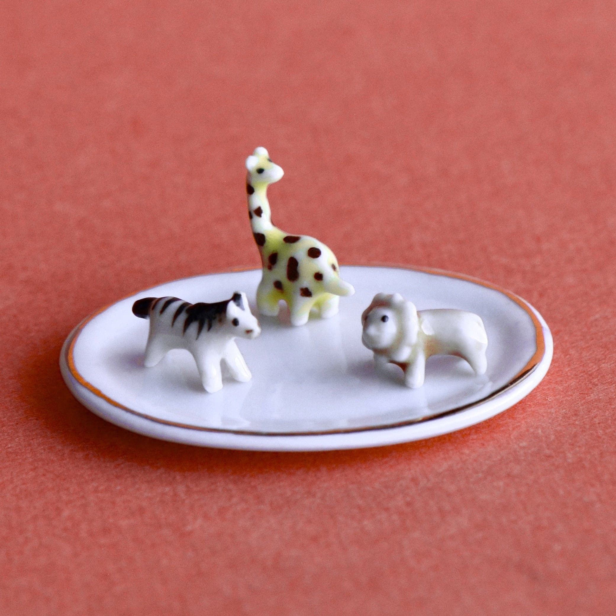 Miniature Porcelain Animal Figurines  Tiny Nature Inspired Collectibles –  Camp Hollow