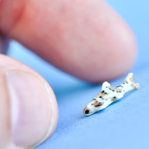 World's Tiniest Leopard Shark Figurine Camp Hollow