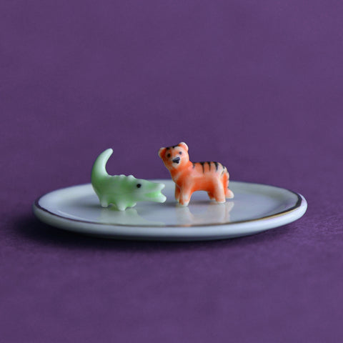 Ceramic Animal Figurines. Miniatures