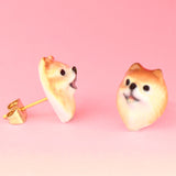 Pomeranian Earrings