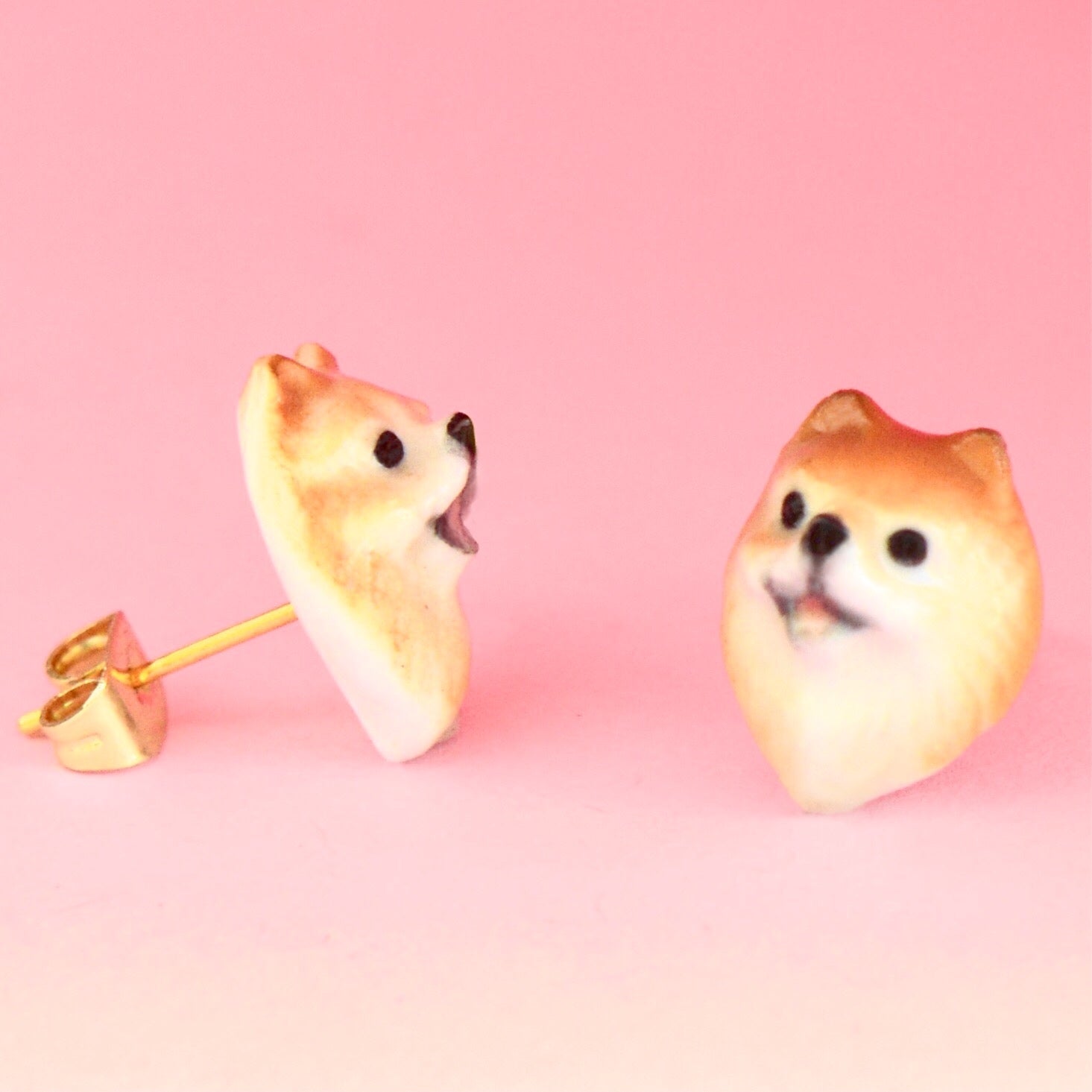 Pomeranian Earrings -  Camp Hollow