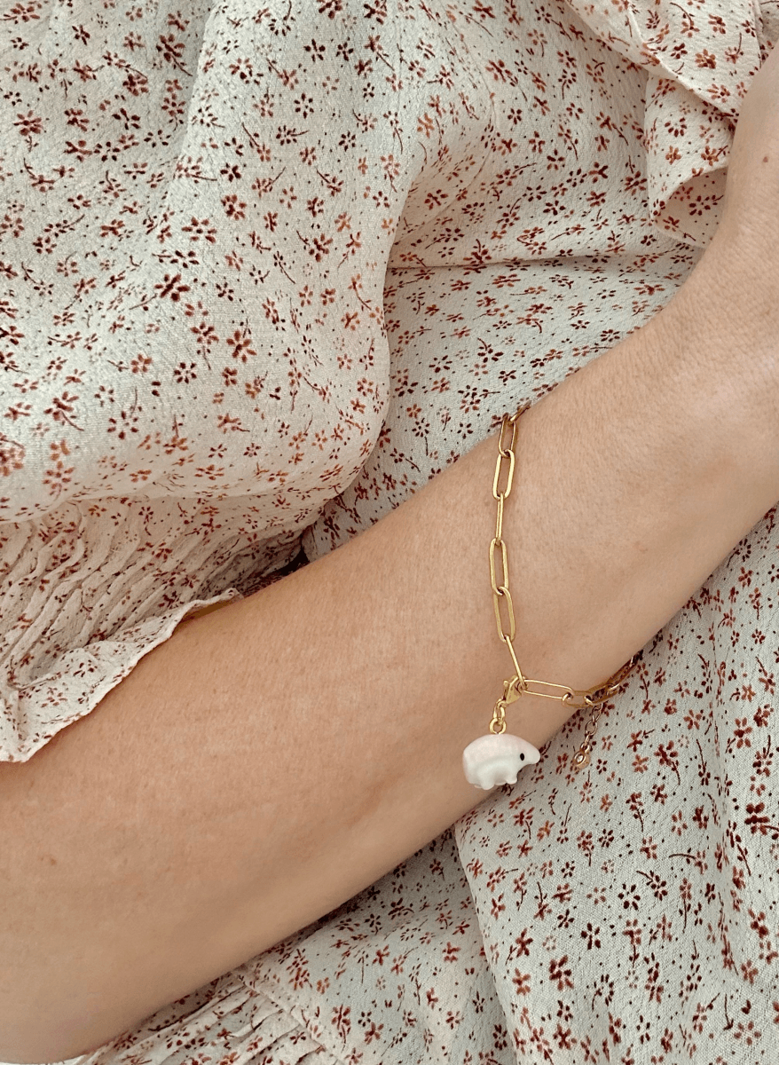 Pink Fairy Armadillo Starter Charm Bracelet Camp Hollow