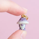 Purple Cap 'Shroomkin' Mushroom Charm 🍄💜