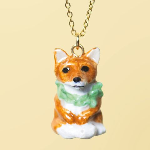 Fox Necklace | Camp Hollow Ceramic Animal Jewelry