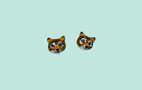 Tiger Earrings - Camp Hollow