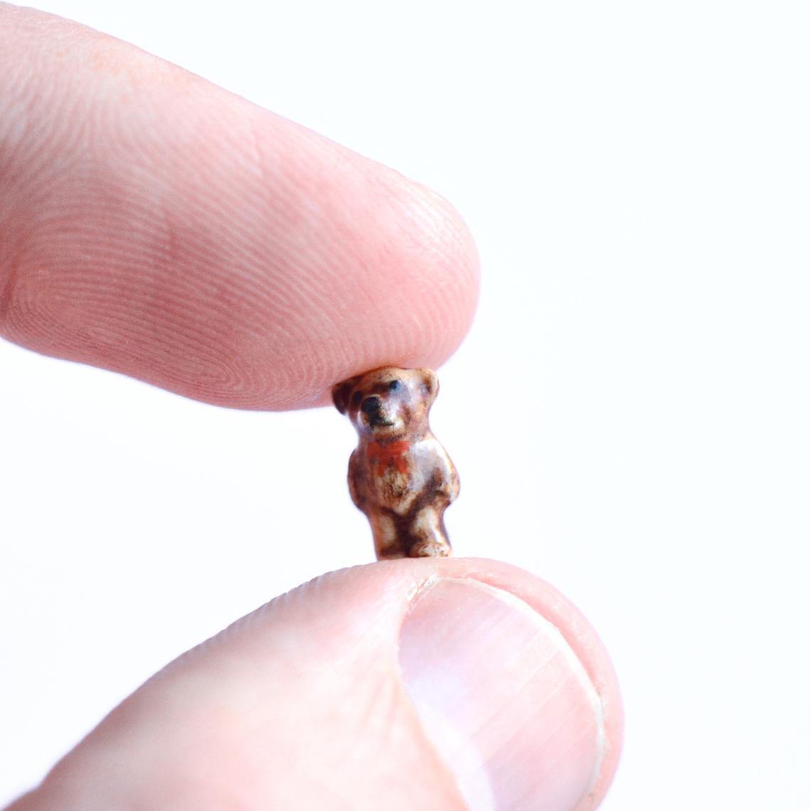 Worlds Tiniest Teddy Bear Figurine