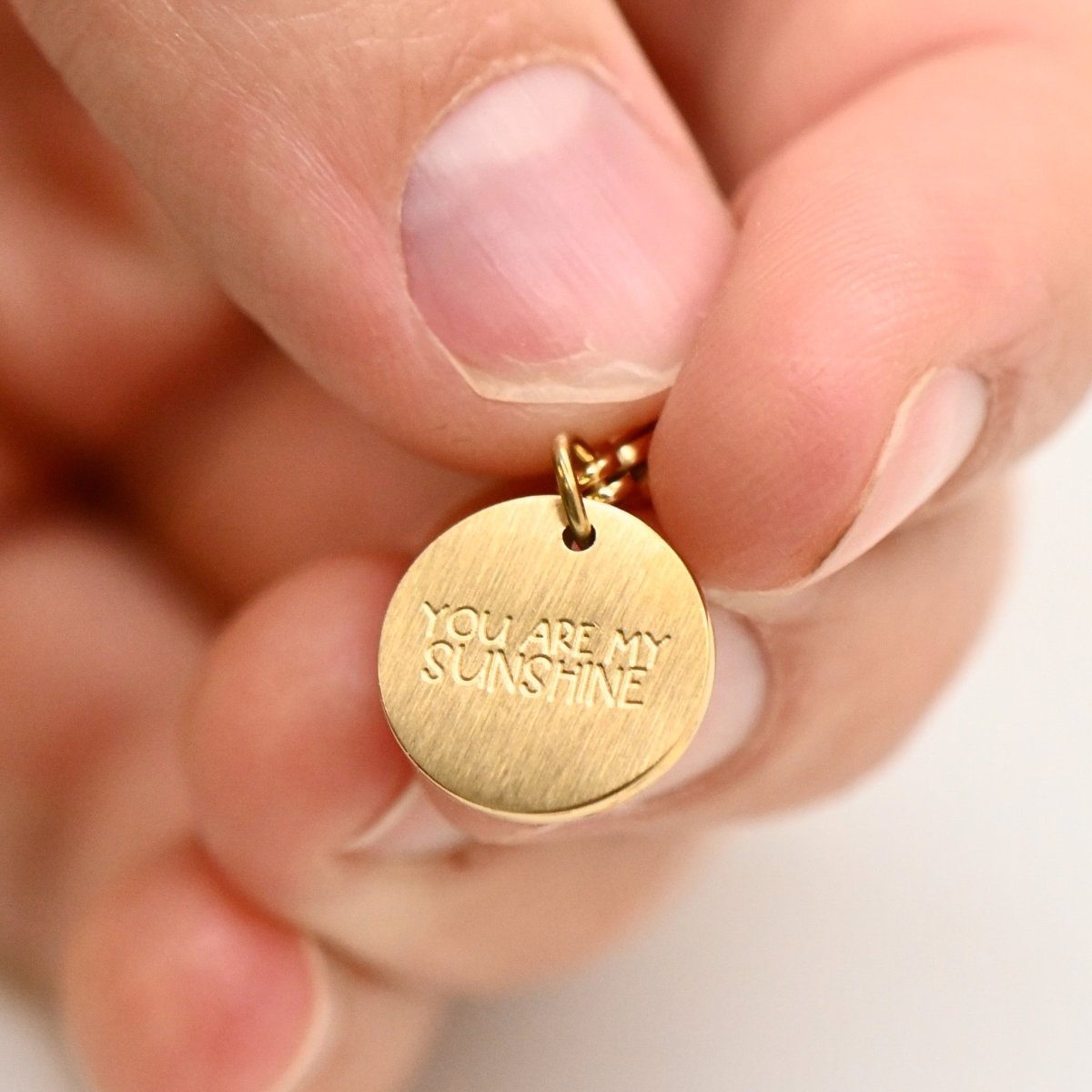 ‘You Are My Sunshine’ Engraved Charm - Camp Hollow